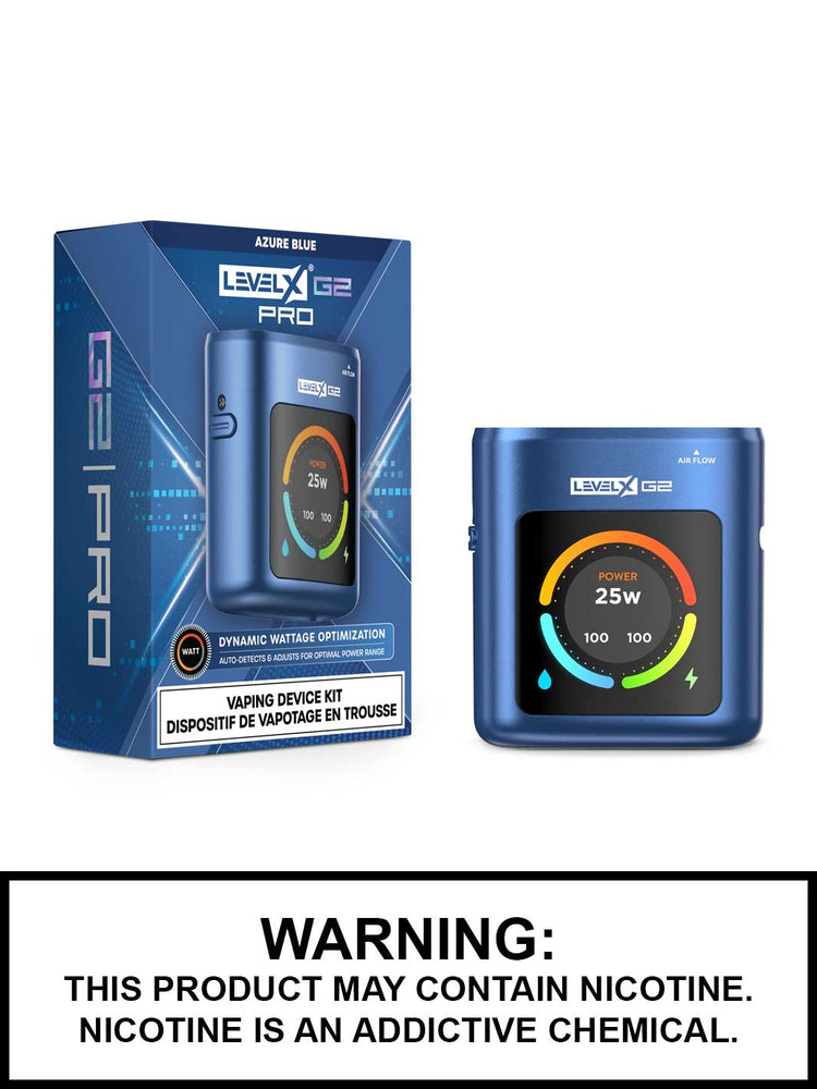 Azure Blue Level X Boost G2 Pro Device, Level X Battery, Vape360 Canada