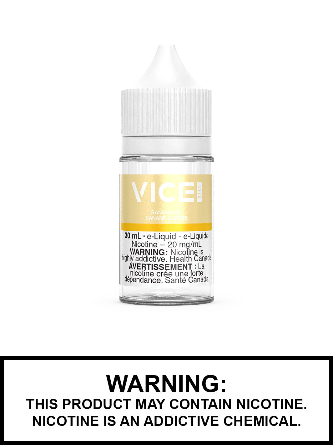 Banana Ice Vice Salt by Vice Vape, Vice Vape Flavours, Vape360 Canada
