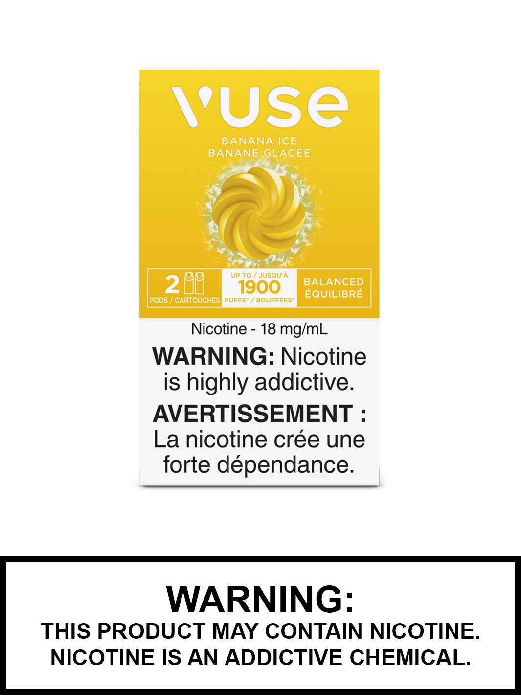 Banana Ice Vuse pods, Vuse epod, Vuse Pods Canada, Vape360