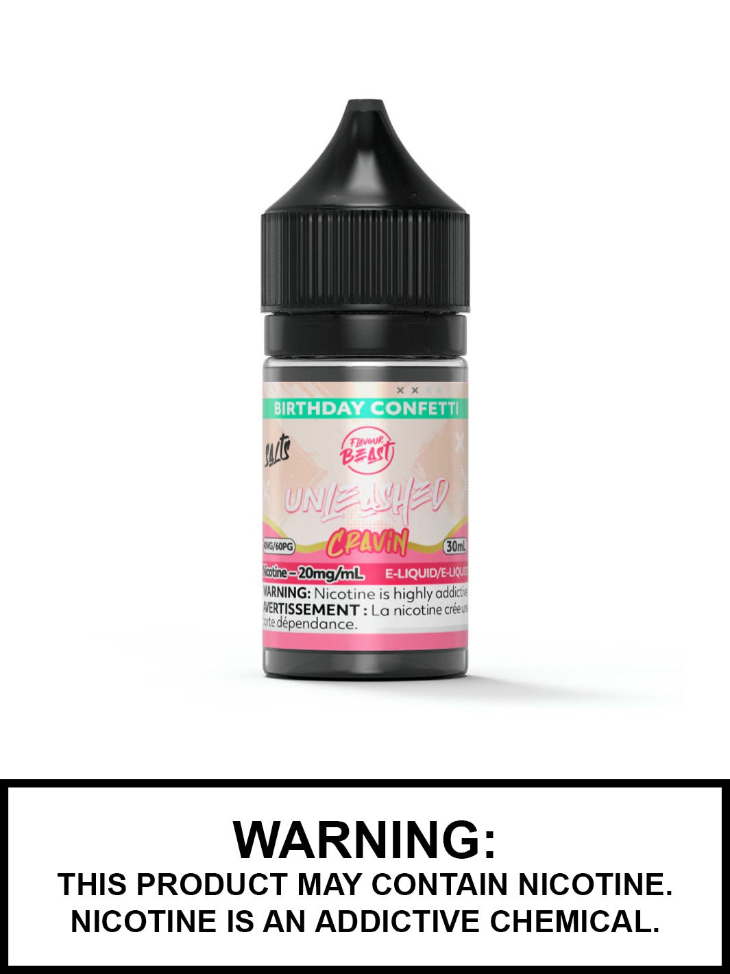 Birthday Confetti Flavour Beast Salts, Salt Nic Flavour Beast Flavours, Vape360 Canada