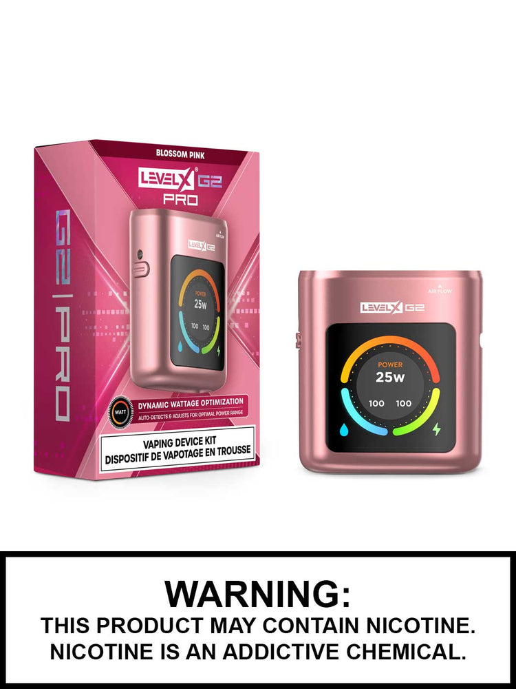 Blossom Pink Level X Boost G2 Pro Device, Level X Battery, Vape360 Canada