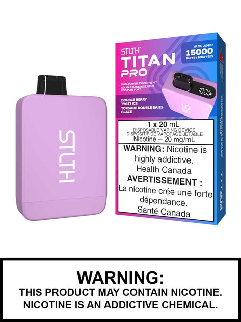 Vapes jetables STLTH Titan Pro