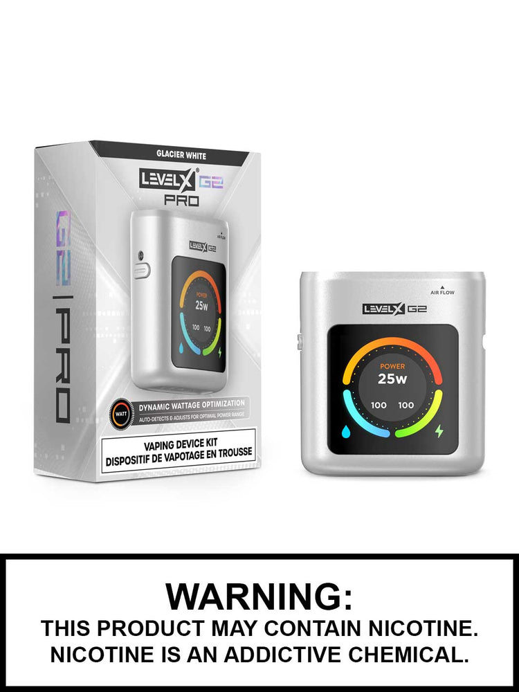 Glacier White Level X Boost G2 Pro Device, Level X Battery, Vape360 Canada