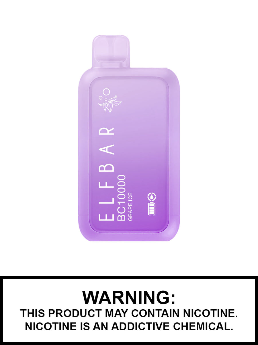 Grape Ice Elf Bar BC10000 Disposable Vape, 10K Puffs
