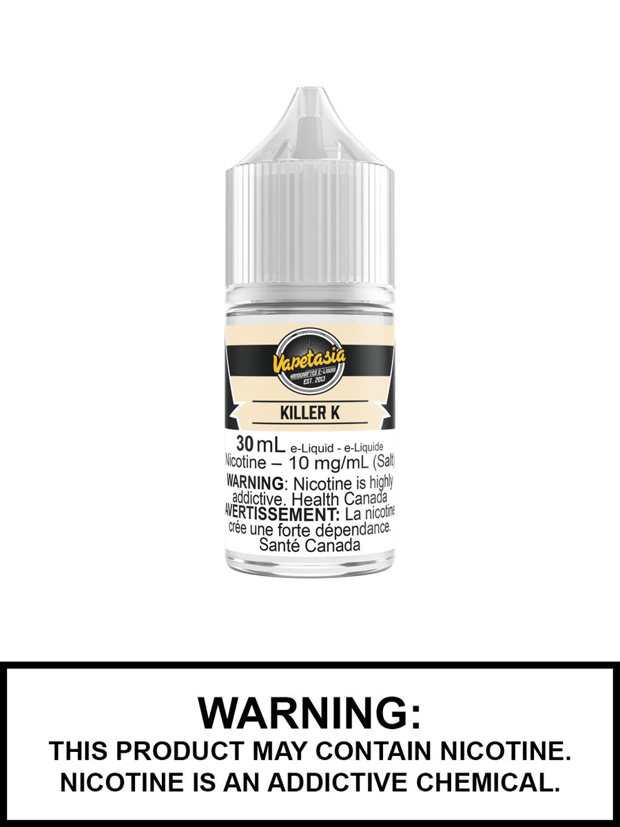 Killer K de Vapetasia (sels de nicotine) - 30 ml