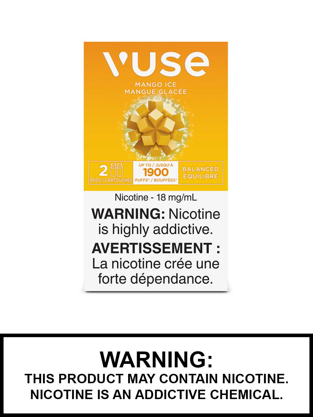 Mango Ice Vuse pods, Vuse epod, Vuse Pods Canada, Vape360