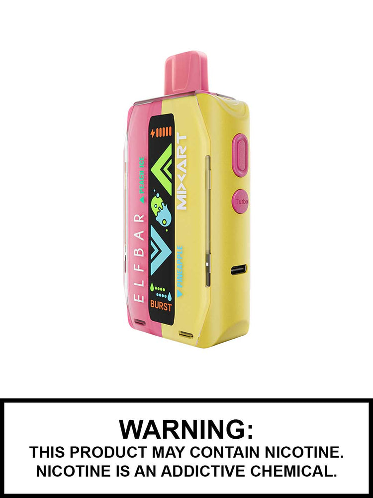Pineapple Peach Ice Elf Bar Mixart 40K Disposable Vape, Elf Bar Vape, Vape360 Canada
