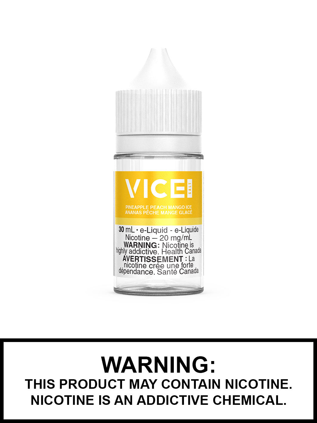 Pineapple Peach Mango Ice Vice Salt by Vice Vape, Vice Vape Flavours, Vape360 Canada