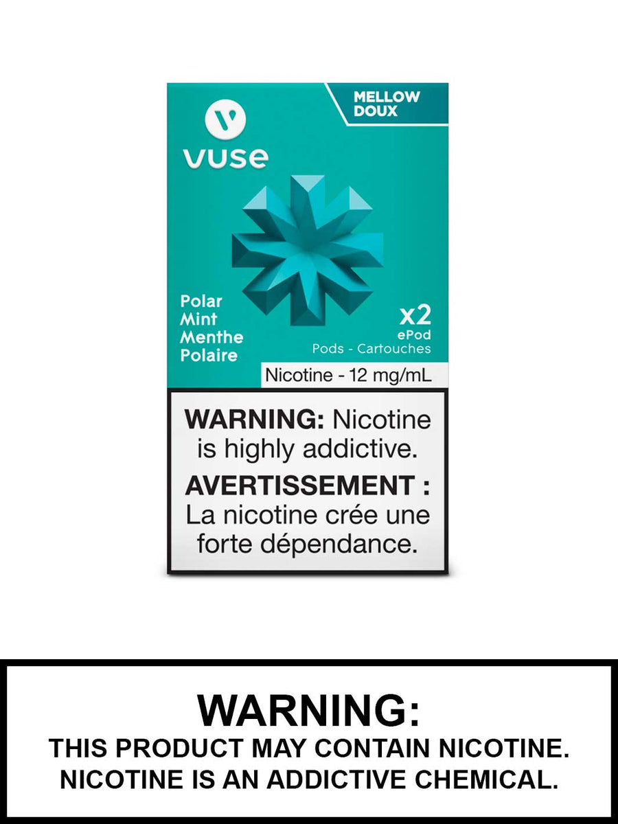Capsules Vuse Menthe Polaire Canada - Paquet de 2 Capsules Vuse Menthe Polaire Canada - Paquet de 2