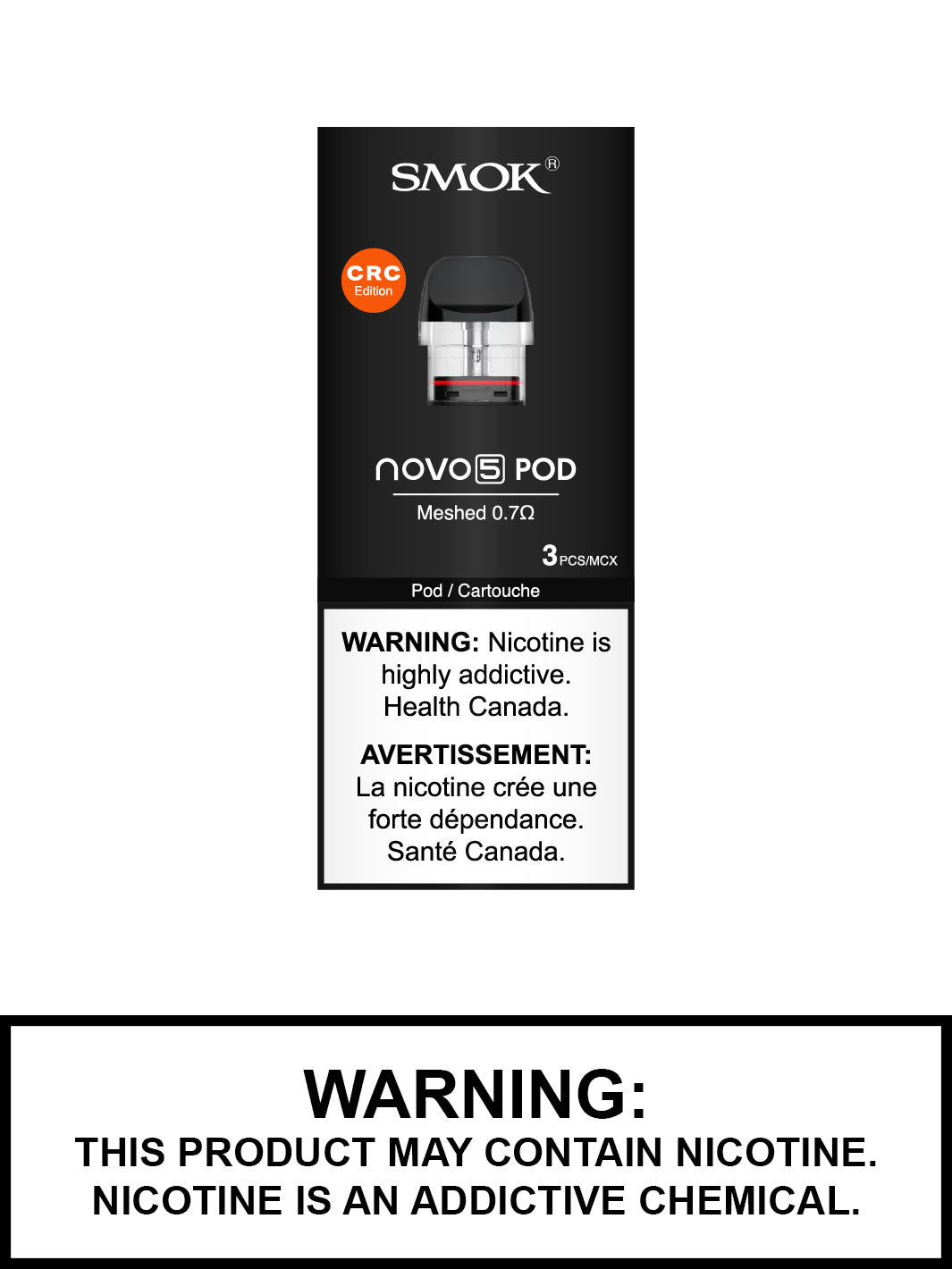 SMOK NOVO 5 Replacement Pods, SMOK Pods, Vape360 Canada