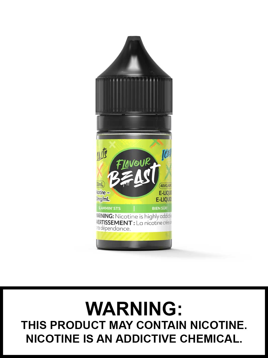 Slammin STS Iced Flavour Beast Salts, Salt Nic Flavour Beast Flavours, Vape360 Canada