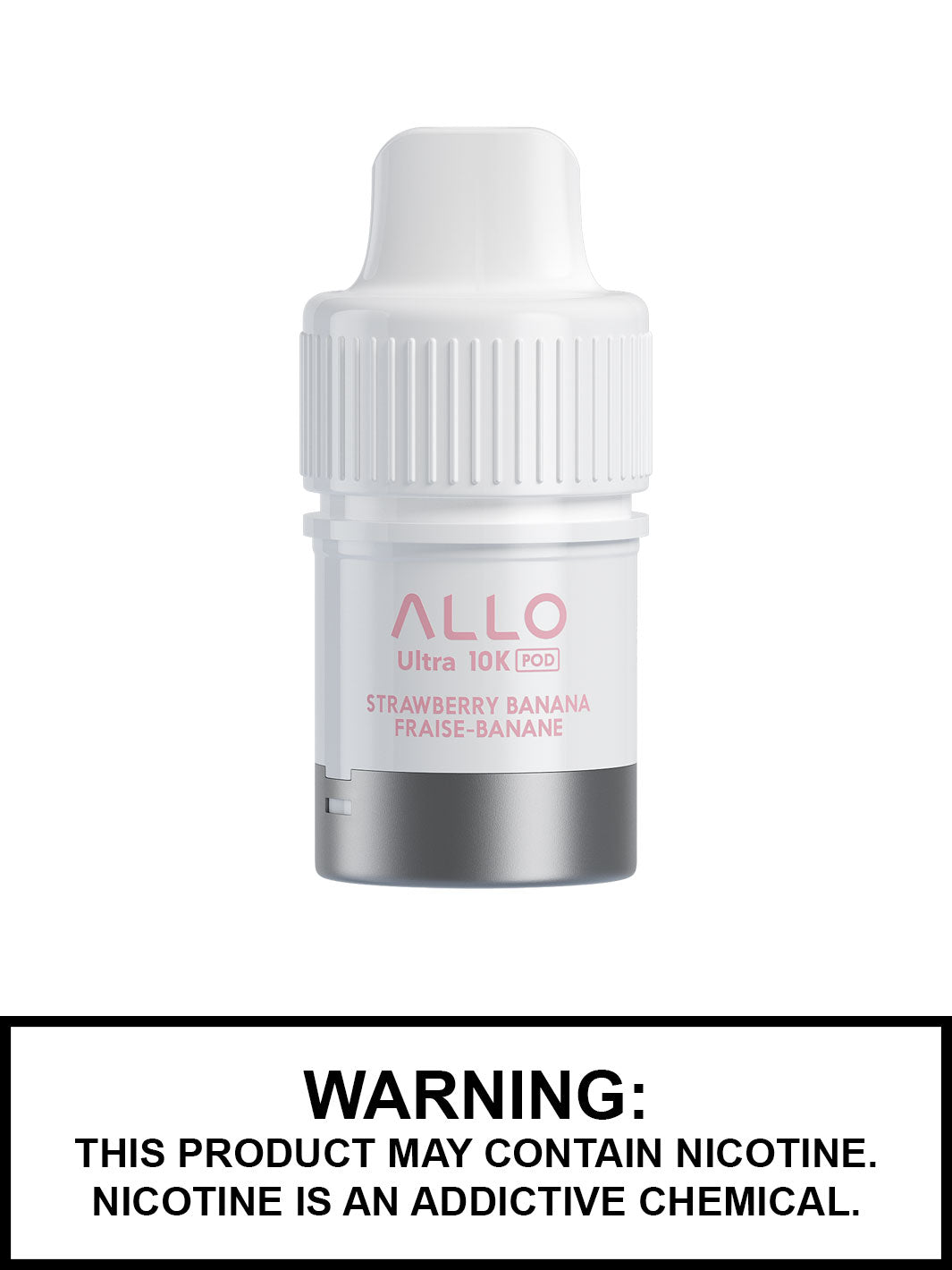 Strawberry Banana Allo Ultra 10K Pods, Allo Vape, Allo Ultra 10K Hybrid Disposable, Vape360 Canada