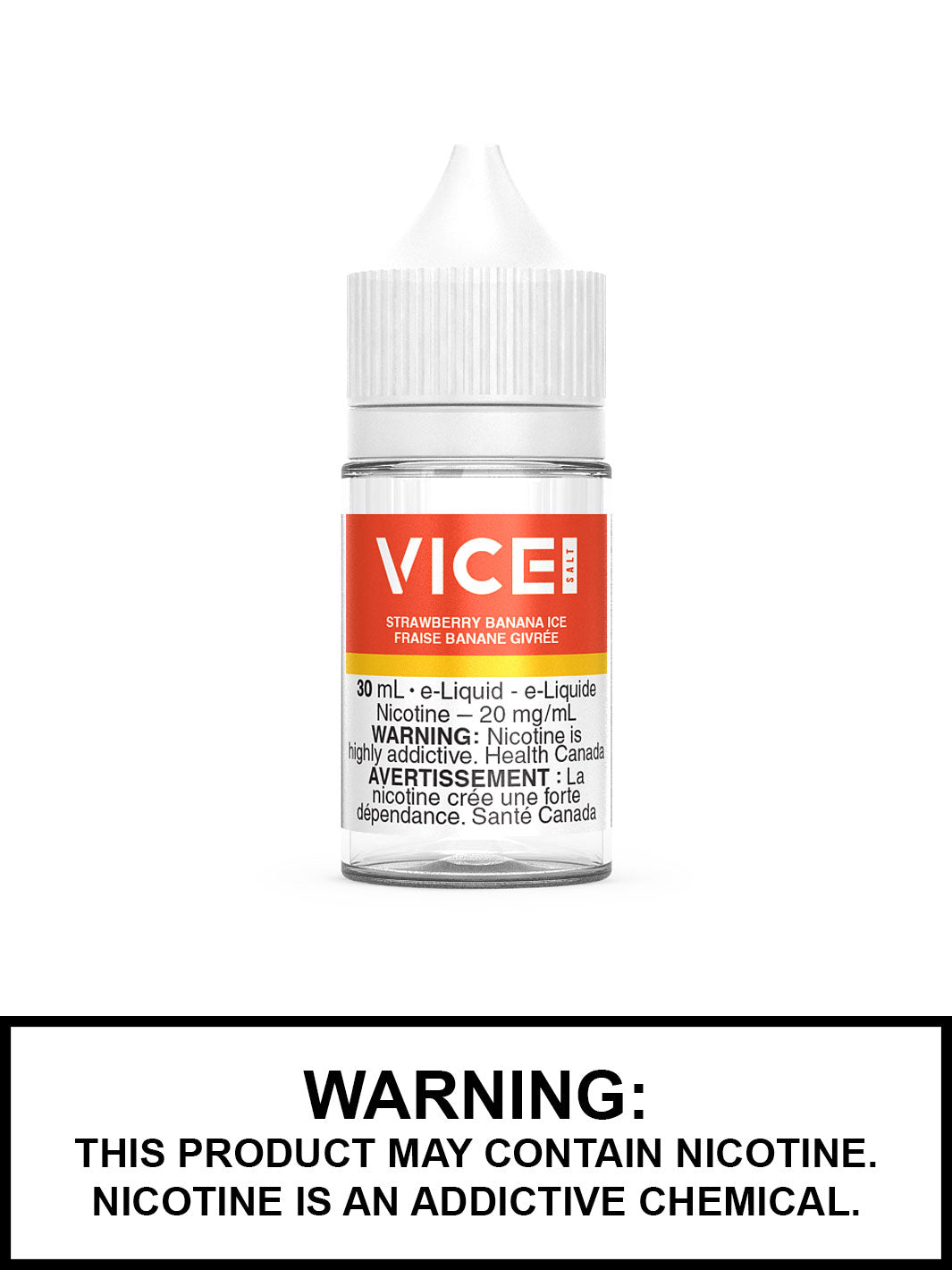 Strawberry Banana Ice Vice Salt by Vice Vape, Vice Vape Flavours, Vape360 Canada