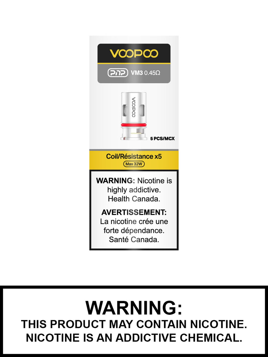 Voopoo PnP Replacement Coils, 5 Pack Voopoo PnP Replacement Coils, 5 Pack