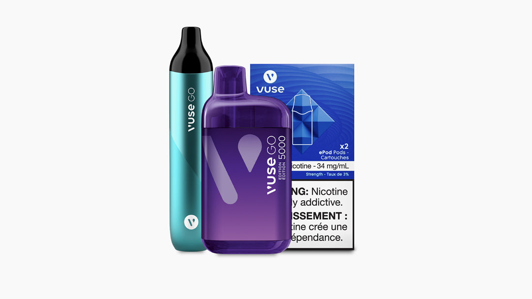 Vuse pods, Vuse Go, Vuse Vape, Vuse Canada