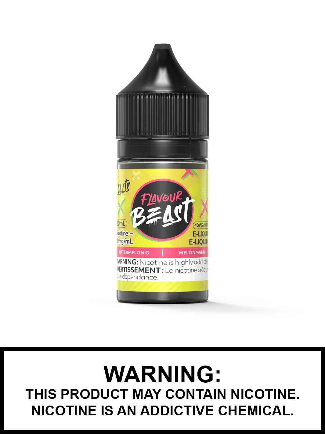 Watermelon G Flavour Beast Salts, Salt Nic Flavour Beast Flavours, Vape360 Canada