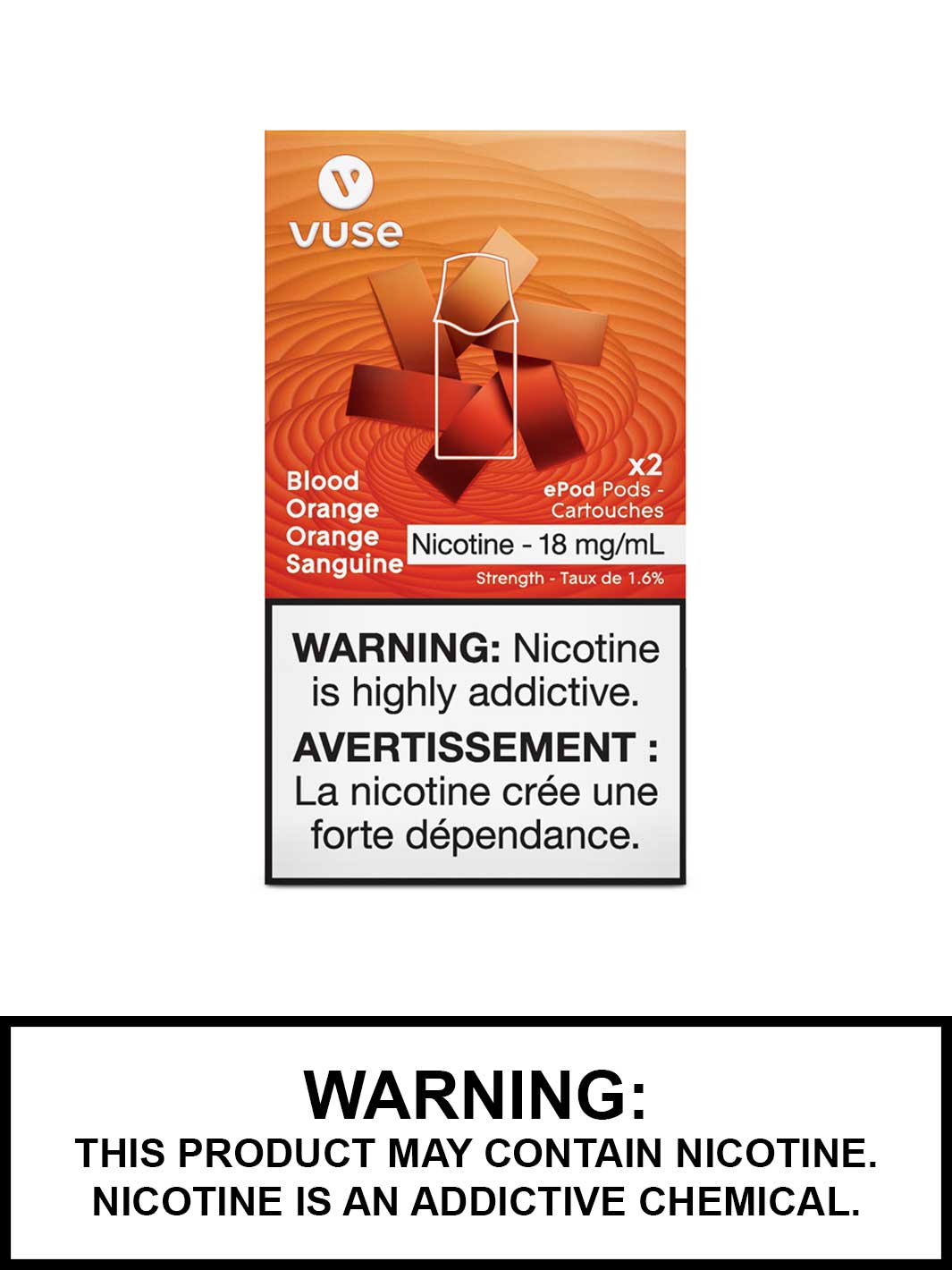 Blood Orange Vuse pods, Vuse epod, Vuse Pods Canada, Vape360