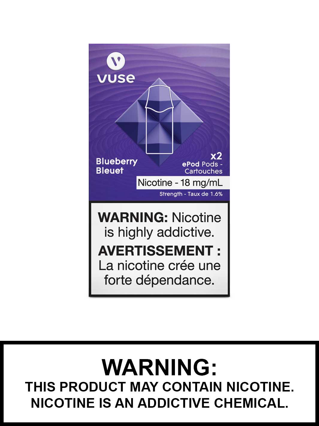 Blueberry Vuse pods, Vuse epod, Vuse Pods Canada, Vape360