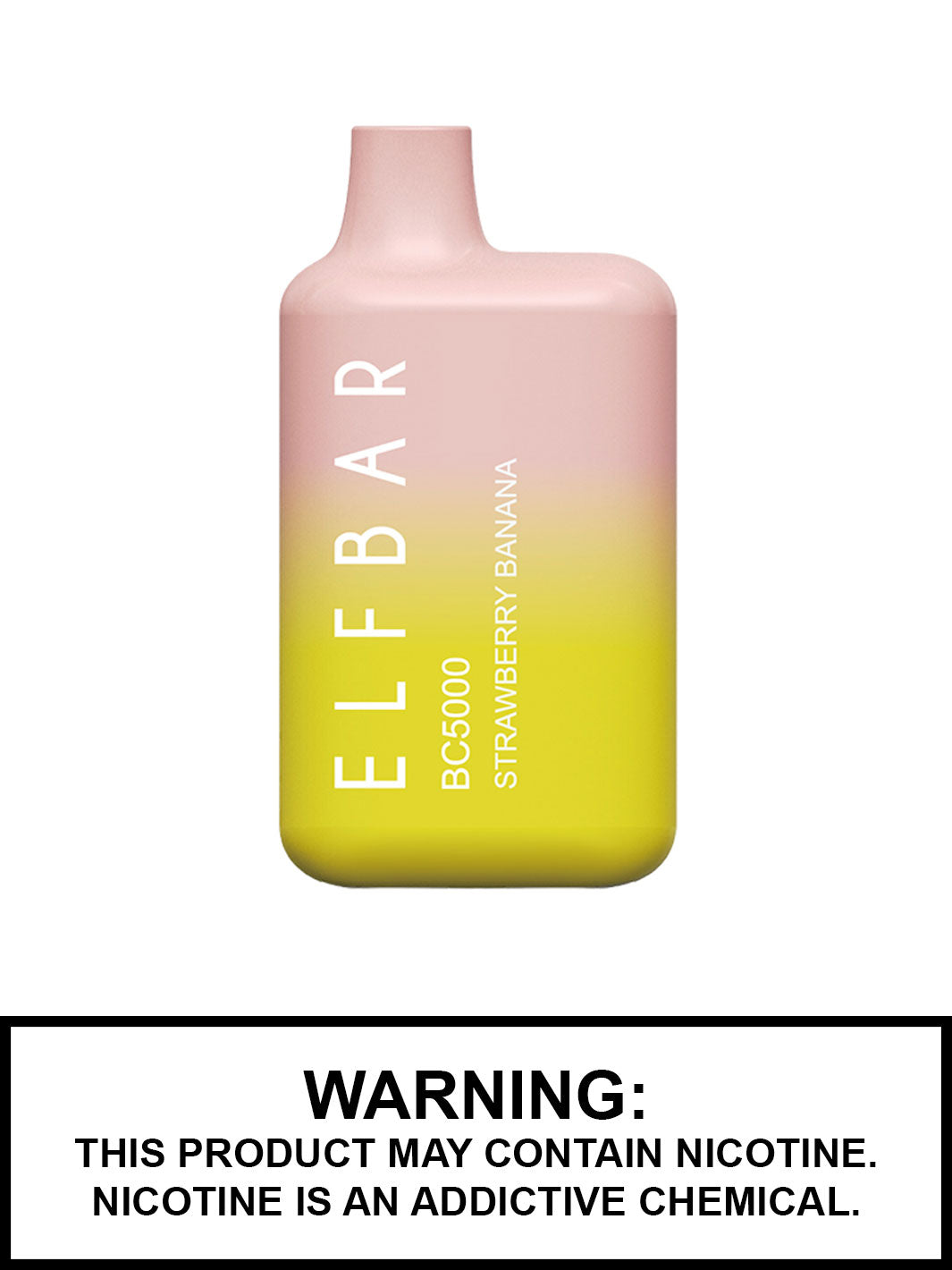 Elf Bar BC5000 Disposable Vape Pen, Strawberry Banana, Elf Bar Canada, Vape360