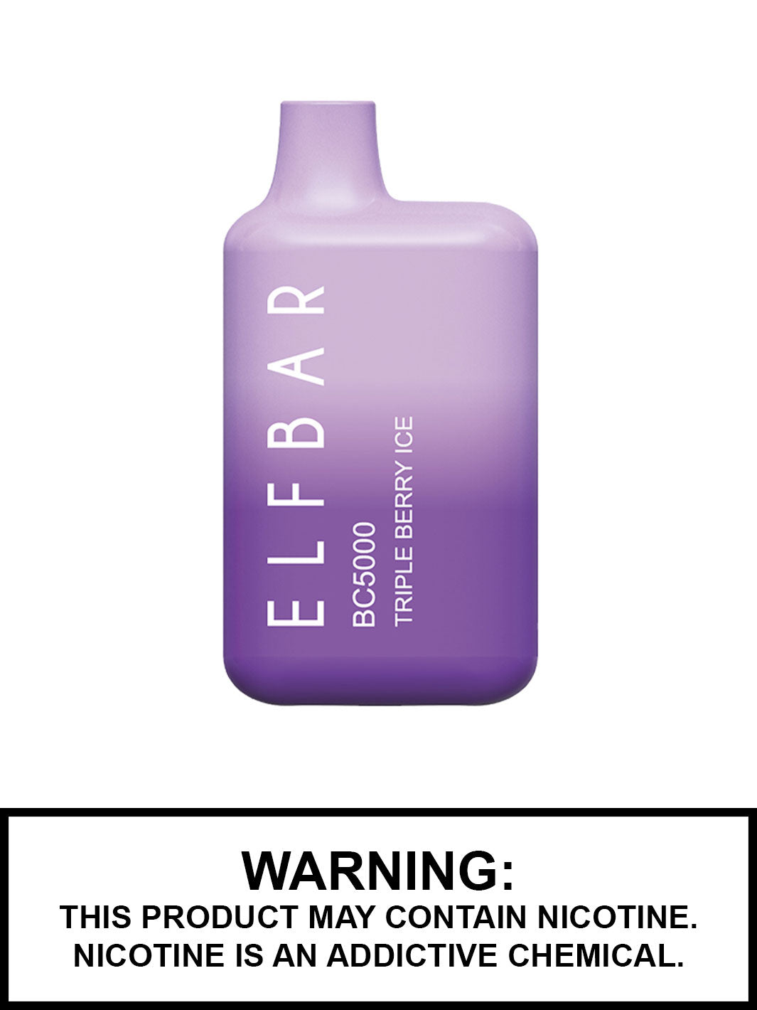 Elf Bar BC5000 Disposable Vape Pen, Triple Berry Ice, Elf Bar Canada, Vape360