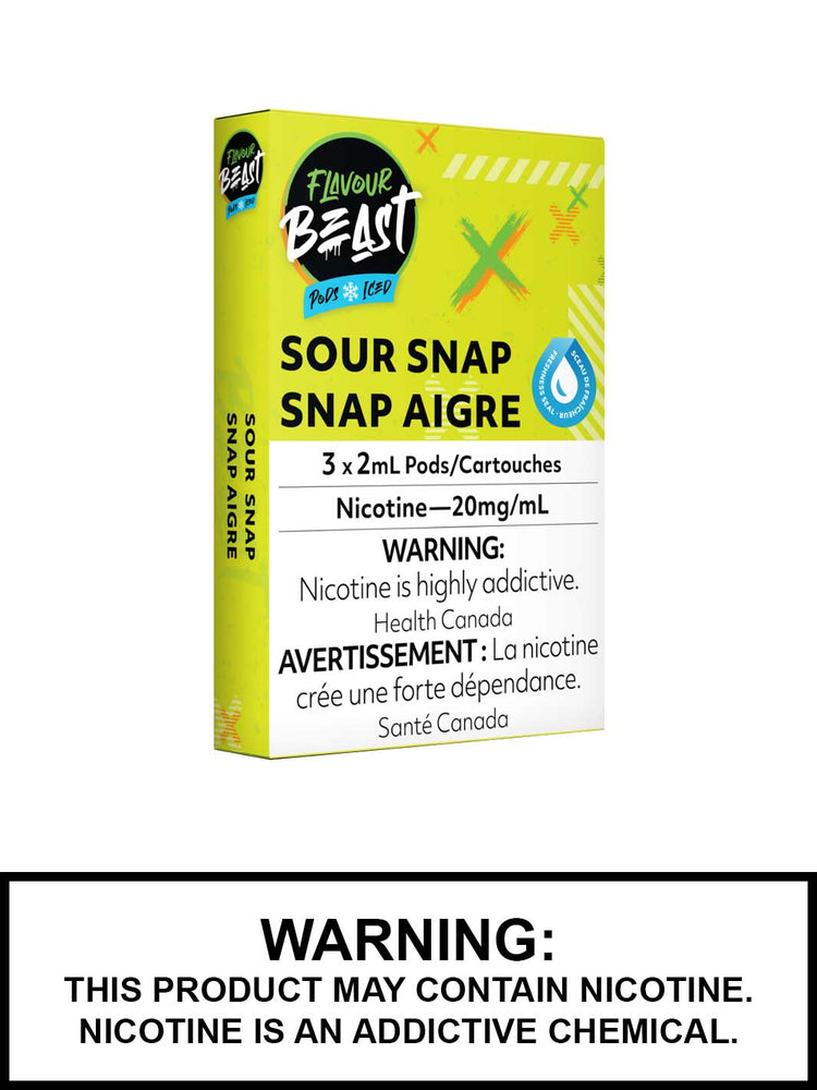 Slammin' STS Iced Flavour Beast Pods, STLH Compatible Pods, Vape360 Canada