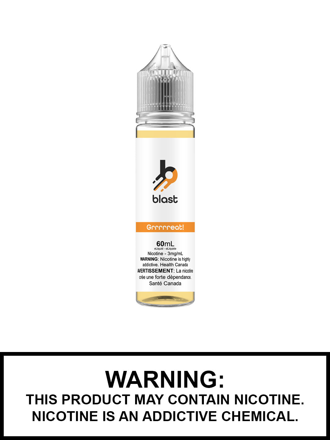 Grrrrreat by Blast Vape Juice Canada, Cereal Flavoured eJuice, Vape360