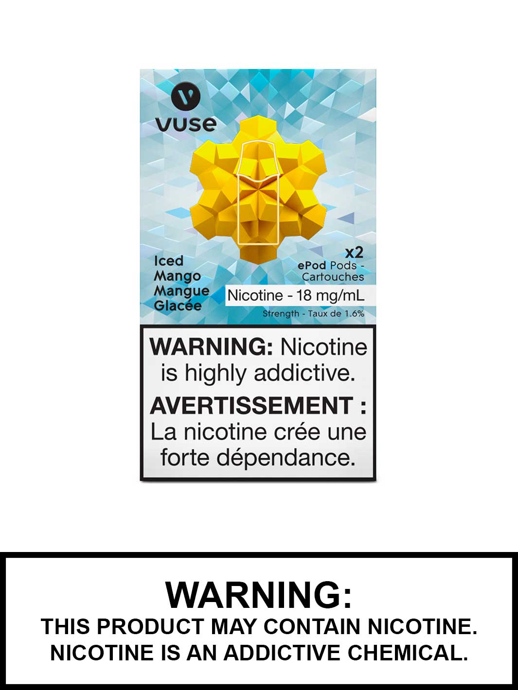 Iced Mango Vuse pods, Vuse epod, Vuse Pods Canada, Vape360