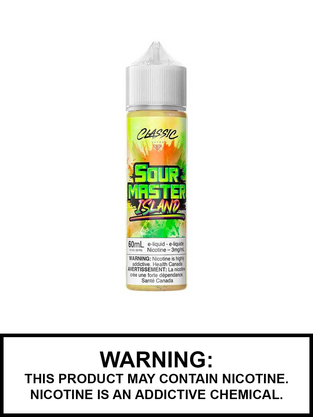 Island eJuice by Sour Master, Pineapple, Mango, Peach eJuice, Vape360 Canada