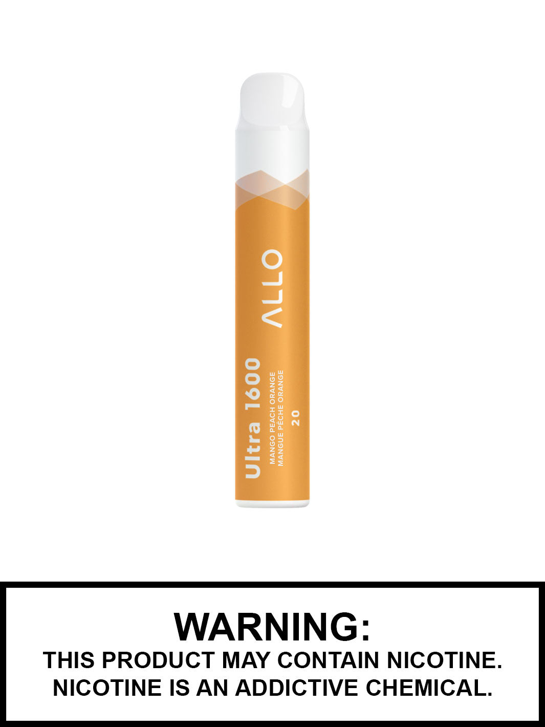 Mango Peach Orange Allo Disposable Vape Ultra 1600, Fruit eJuice, Vape360