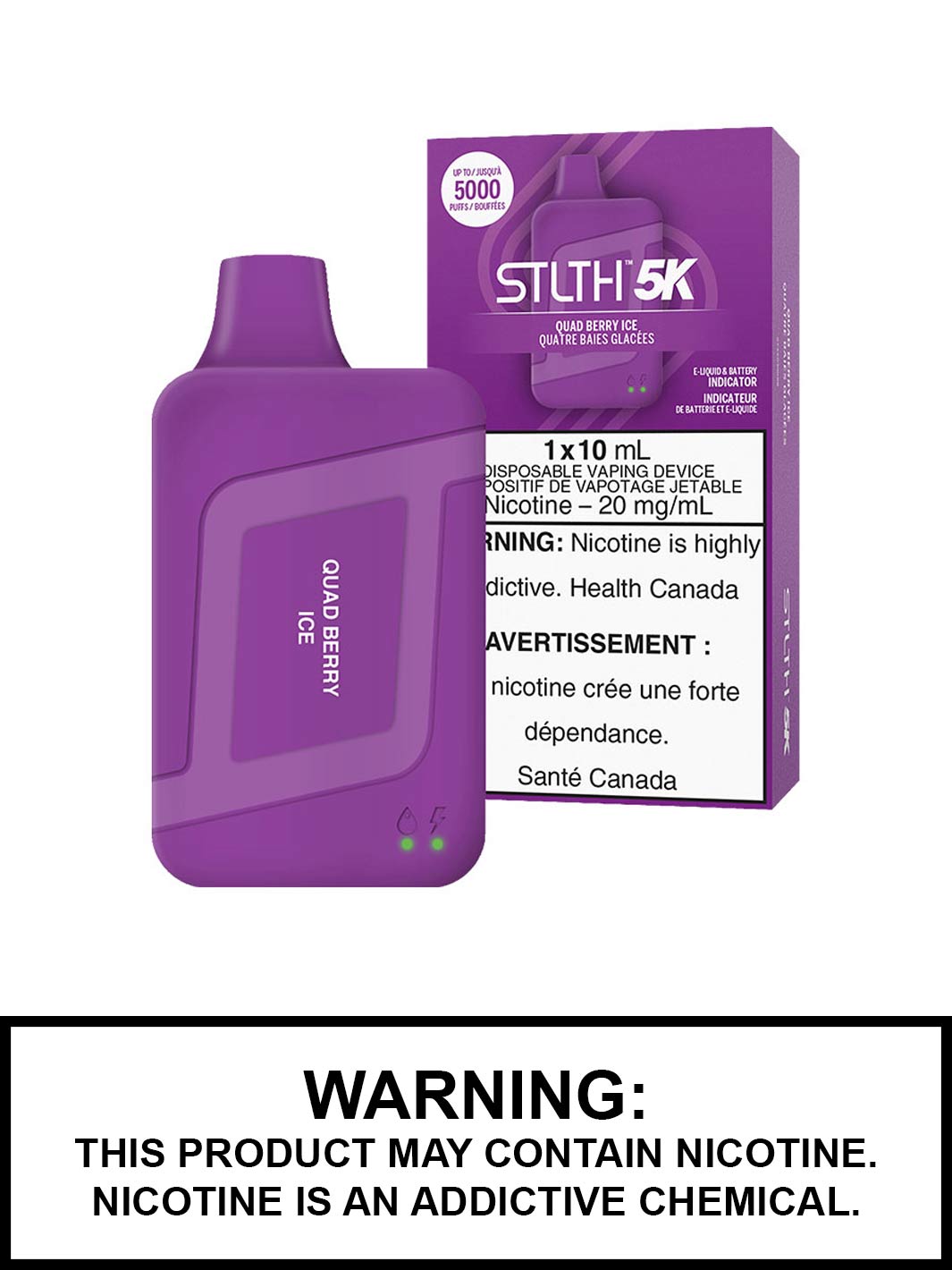 Quad Berry Ice STLTH 5K Disposable Vapes by STLTH Vape, Disposable Vape Canada, Vape360
