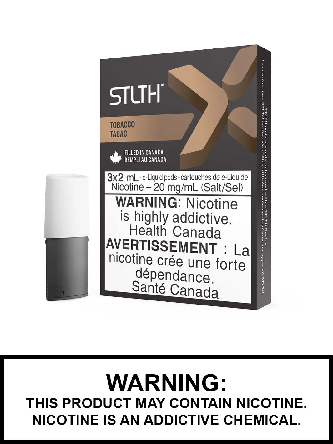 STLTH Pods, STLTH X Tobacco, STLTH Compatible Pods, Vape360 Canada
