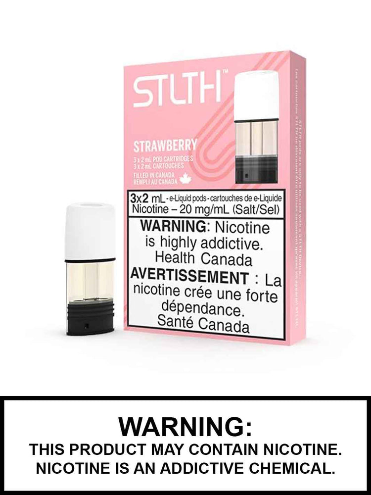 Strawberry STLTH Pod Pack, STLTH Flavours Canada, Vape360