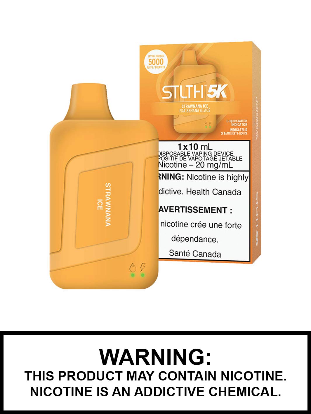 Strawnana Ice STLTH 5K Disposable Vapes by STLTH Vape, Disposable Vape Canada, Vape360