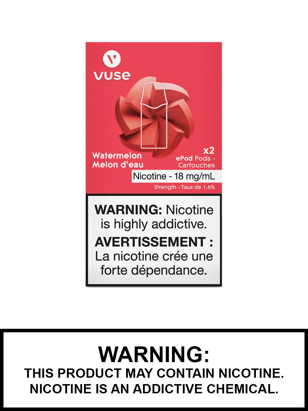 Watermelon Vuse pods, Vuse epod, Vuse Pods Canada, Vape360