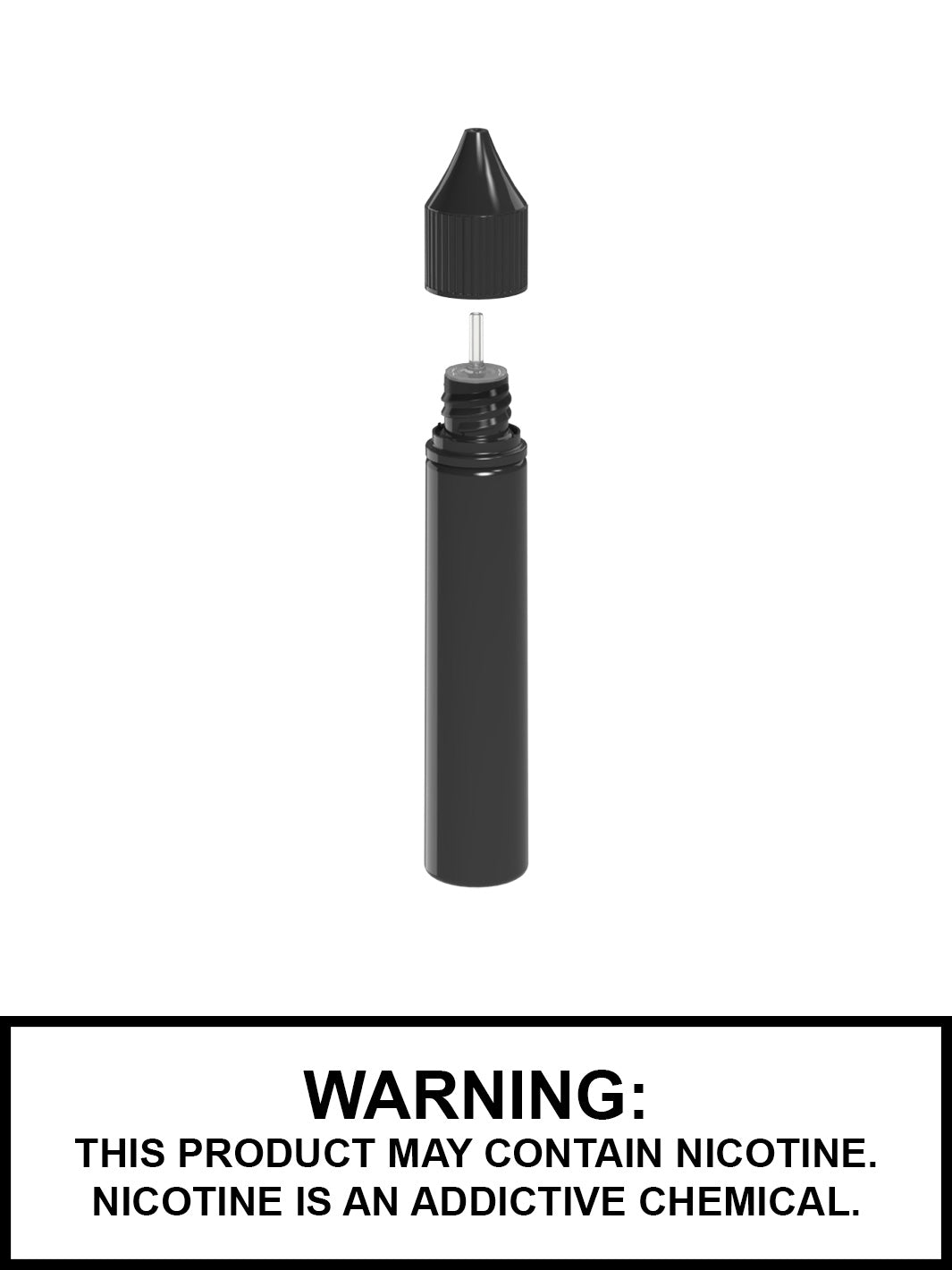 30mL Chubby Gorilla Bottle Black, Unicorn Bottle, Vape Bottle, Vape360 Canada