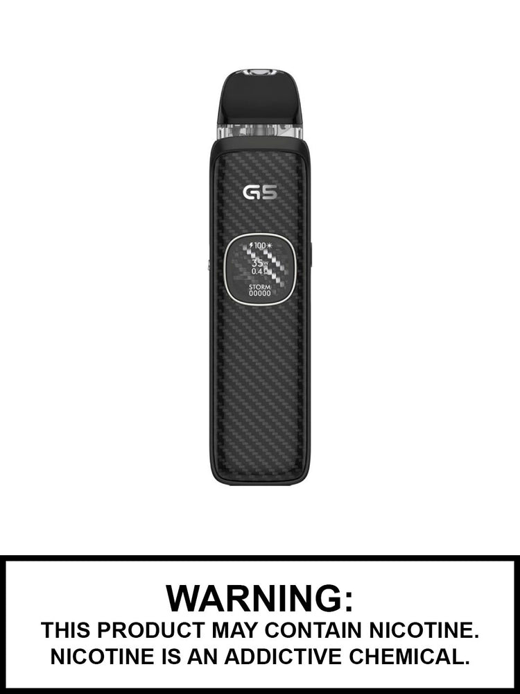 Black Carbon Uwell Caliburn G5 Pod Kit, Uwell Vape