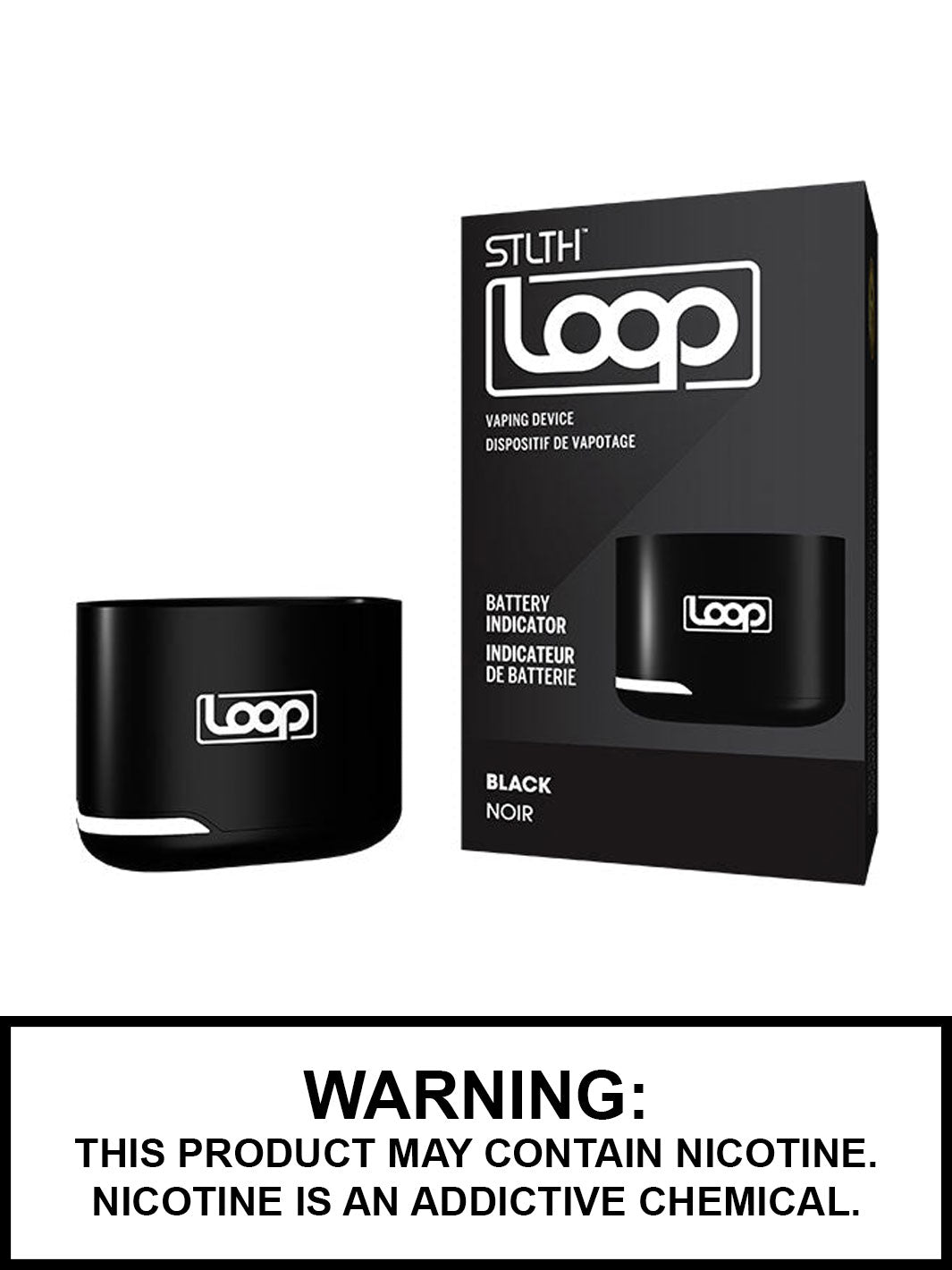 Black STLTH Loop  Device Kit, Loop Pod Vape, Vape360 Canada
