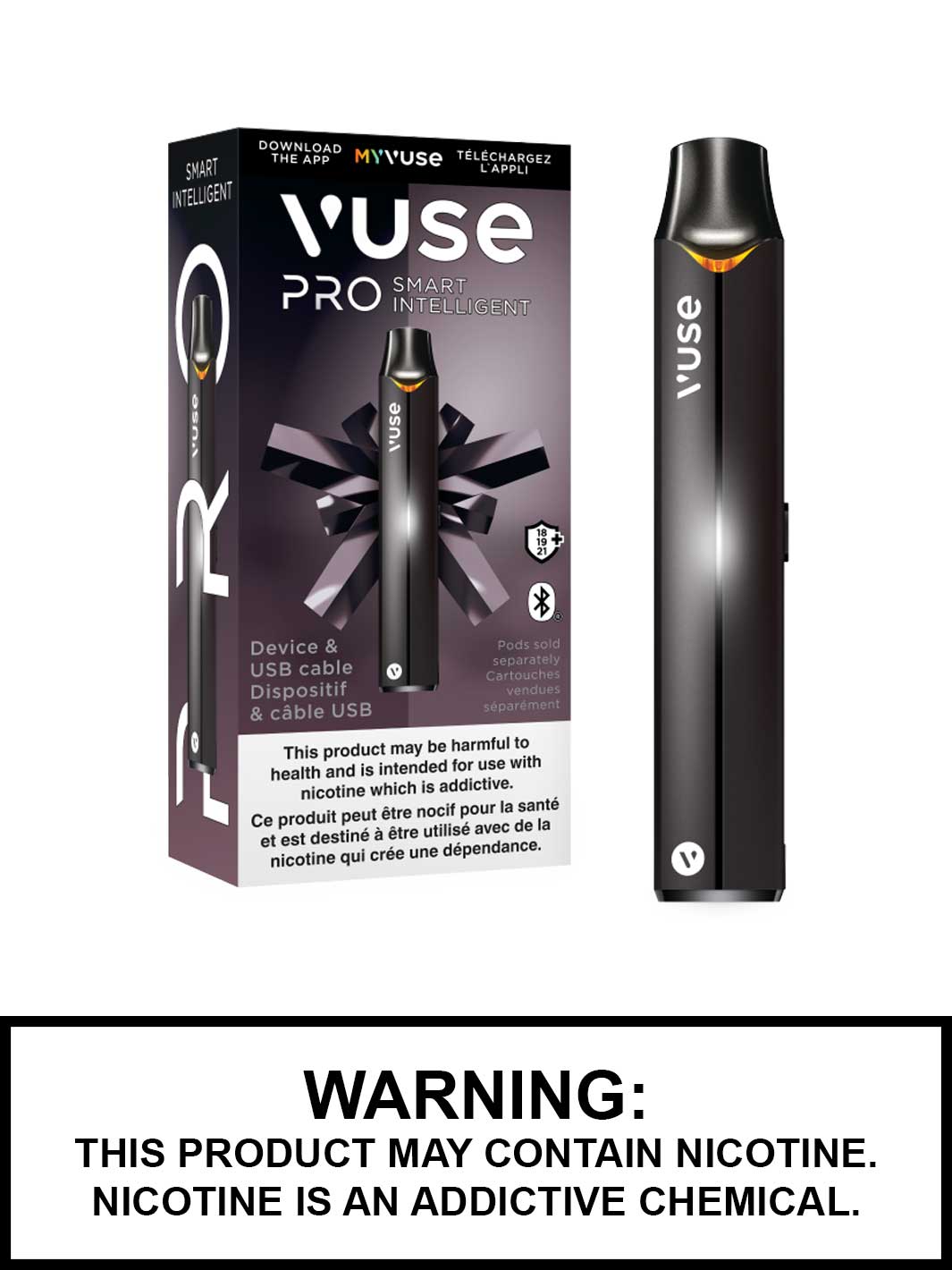 Vuse Pro Smart Device Black, Vuse Vape Canada, Vape360