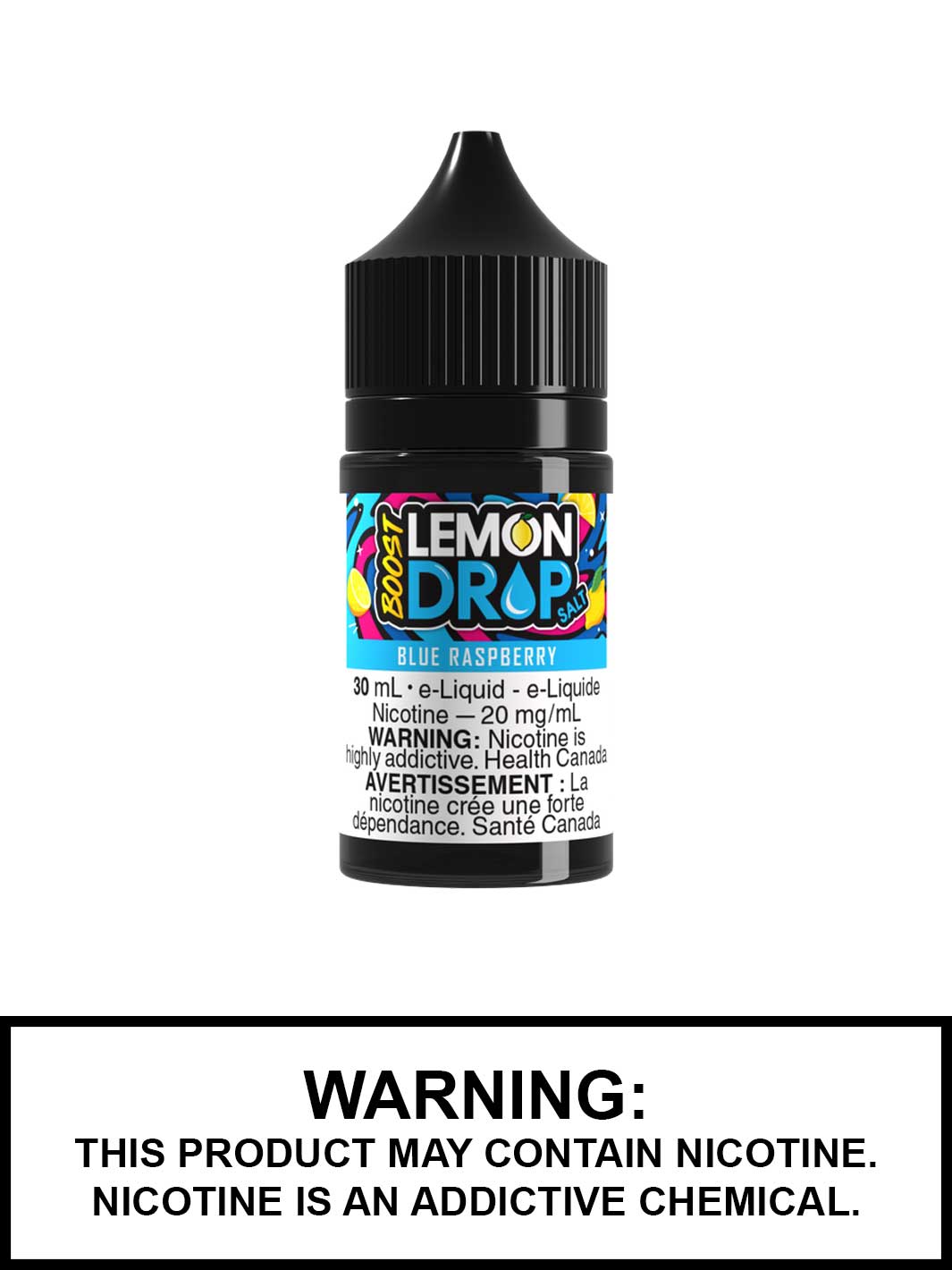 Blue Raspberry Lemon Drop Boost Salt Nic Vape Juice, Lemon Drop Vape Canada, Vape360