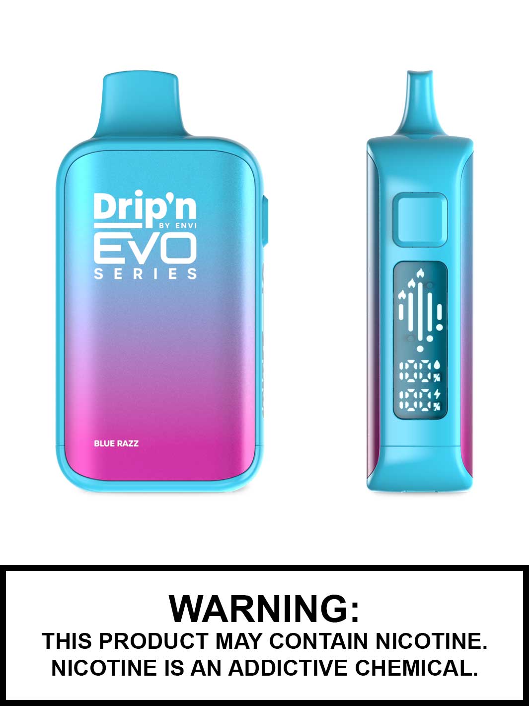 Blue Razz Dripn Evo 63K Disposable Vape, Drip'n Vape