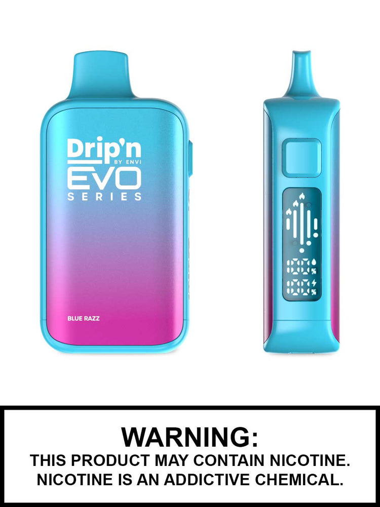 Blue Razz Dripn Evo 63K Disposable Vape, Drip'n Vape