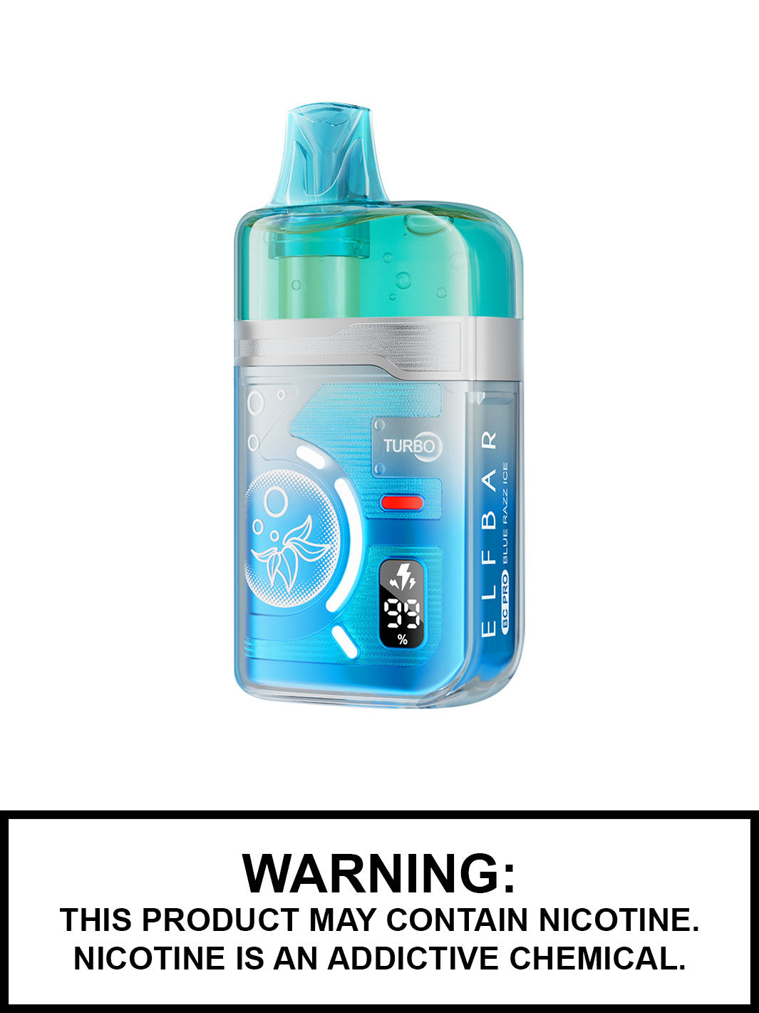 Blue Razz Ice Elf Bar BC Pro 80K Disposable Vape, 80,000 Puff Disposable Vape