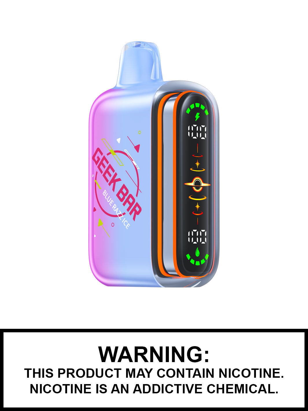 Blue Razz Ice Geek Bar Pulse 2 80K Disposable Vape, Geekbar Vape Canada
