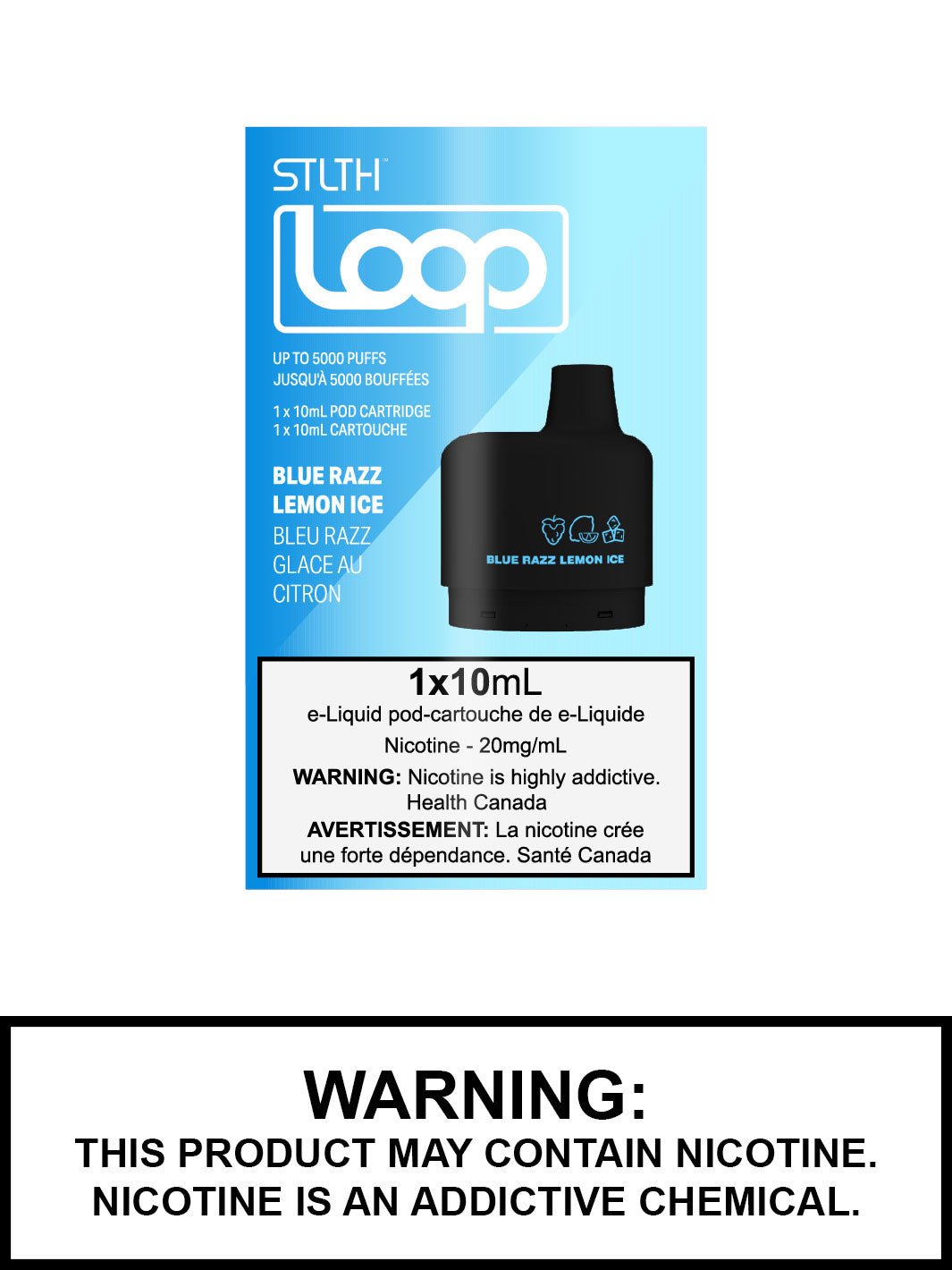 Blue Razz Lemon Ice STLTH Loop Pods, Loop Vape Pods Canada, Vape360