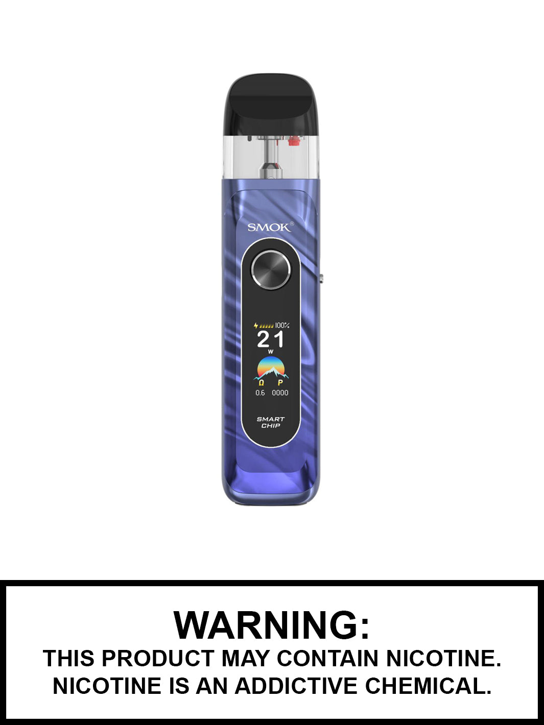 Blue Smok Novo 6 Vape Pod Kit, 1700mAh Battery