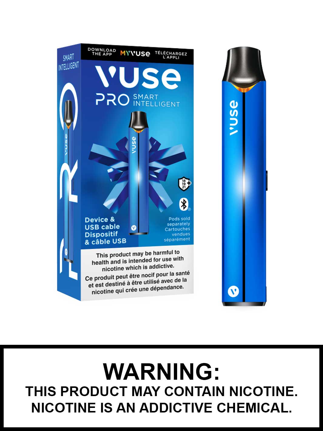 Vuse Pro Smart Device Blue, Vuse Vape Canada, Vape360