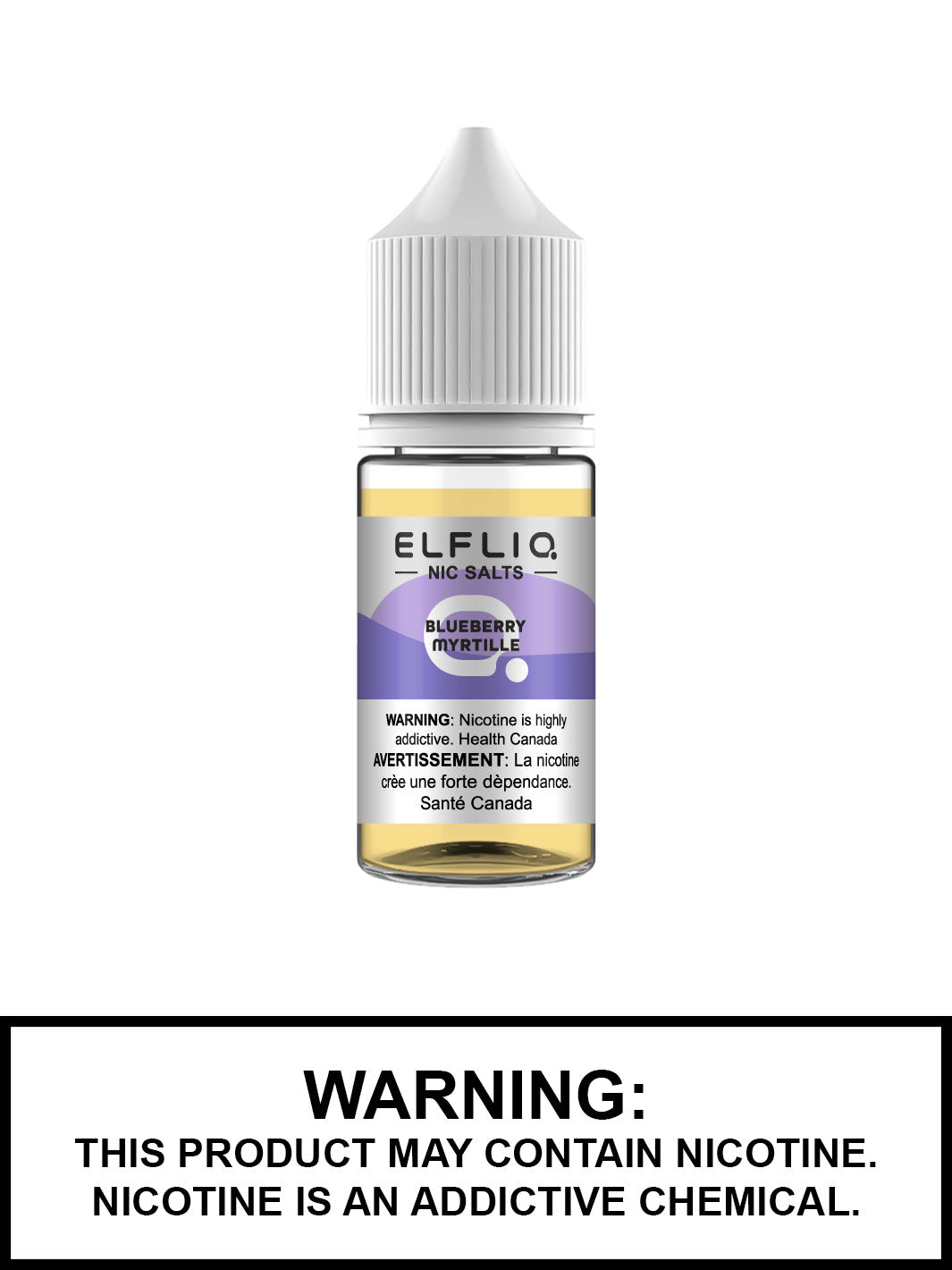 Blueberry ELFLIQ Nic Salts by ELFBAR Vape Juice, Vape360 Canada