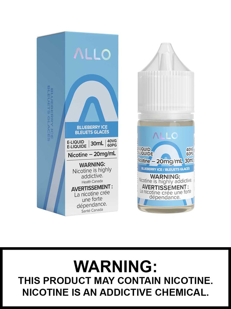 Blueberry Ice Allo eLiquid, Allo Salts Vape Juice, Vape360 Canada