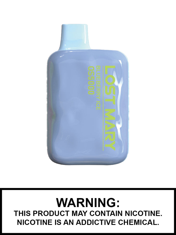 Lost Mary OS5000 Disposable Vape, Lost Mary Vape, Blueberry Ice Vape Juice, Vape360 Canada