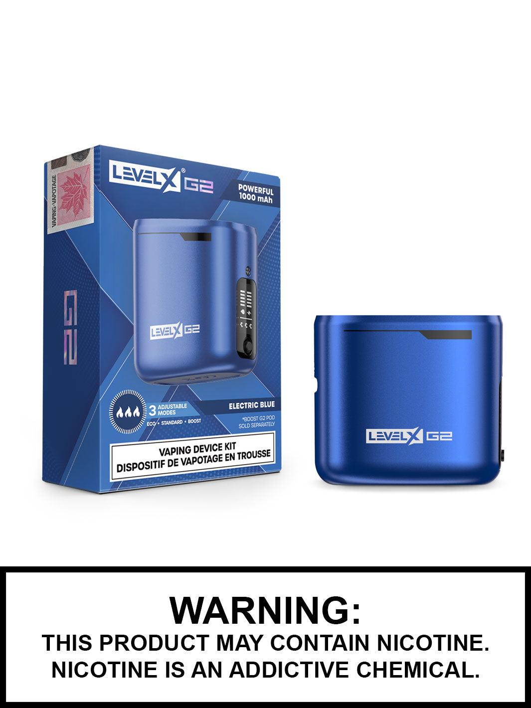 Level X Boost G2 Battery, 1000mAh Level X Boost G2 Battery, 1000mAh